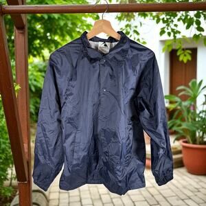 Augusta Sportswear Adult Unisex Small NWT Navy Blue Snap Front Flight Jacket